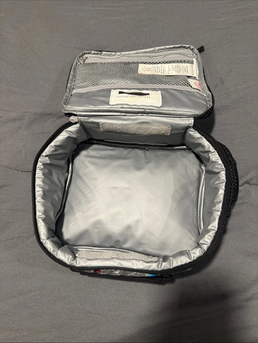🖤Pottery Barn Kids Mackenzie Marvel Spider-Man Heroes Glow In The Dark Lunch Box